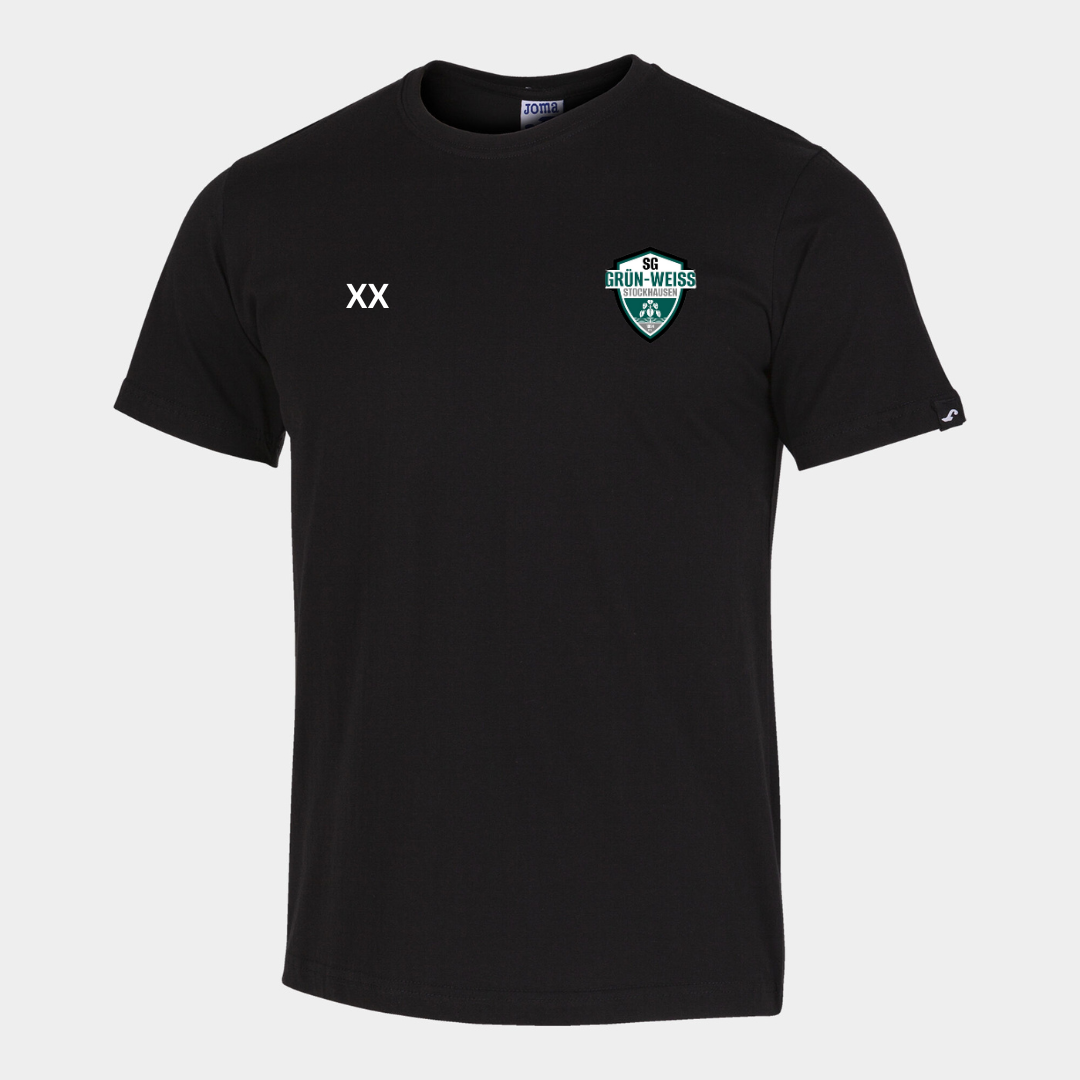 Baumwoll-Shirt Schwarz